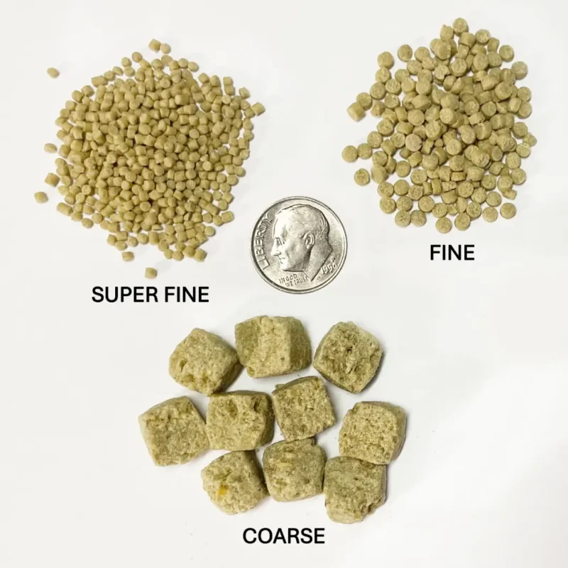 Σύγκριση Μεγεθών Harrison’s Pellets