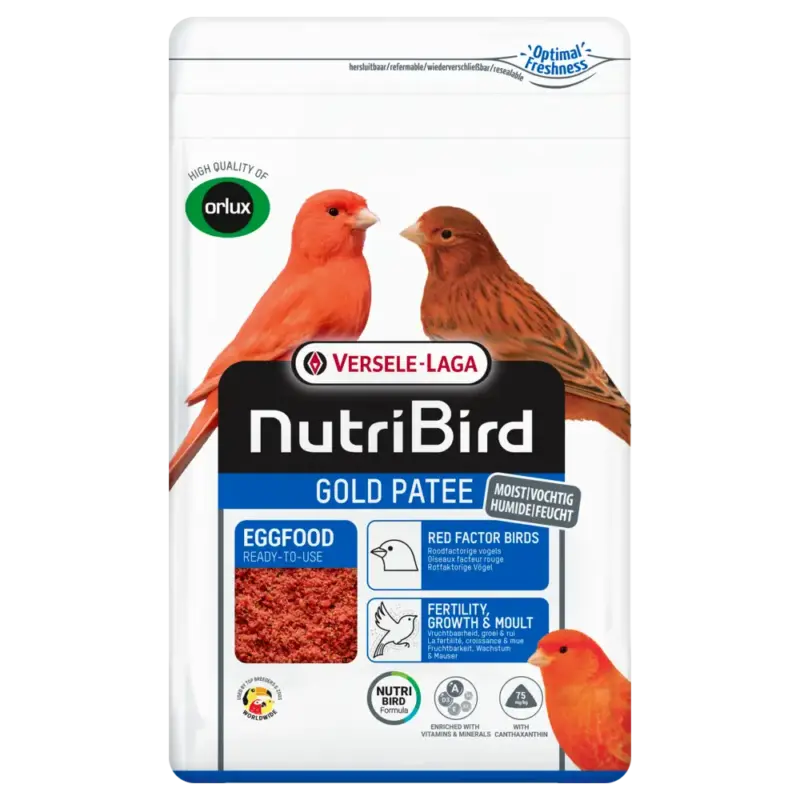 Συσκευασία Nutribird Gold Patee Red 1kg