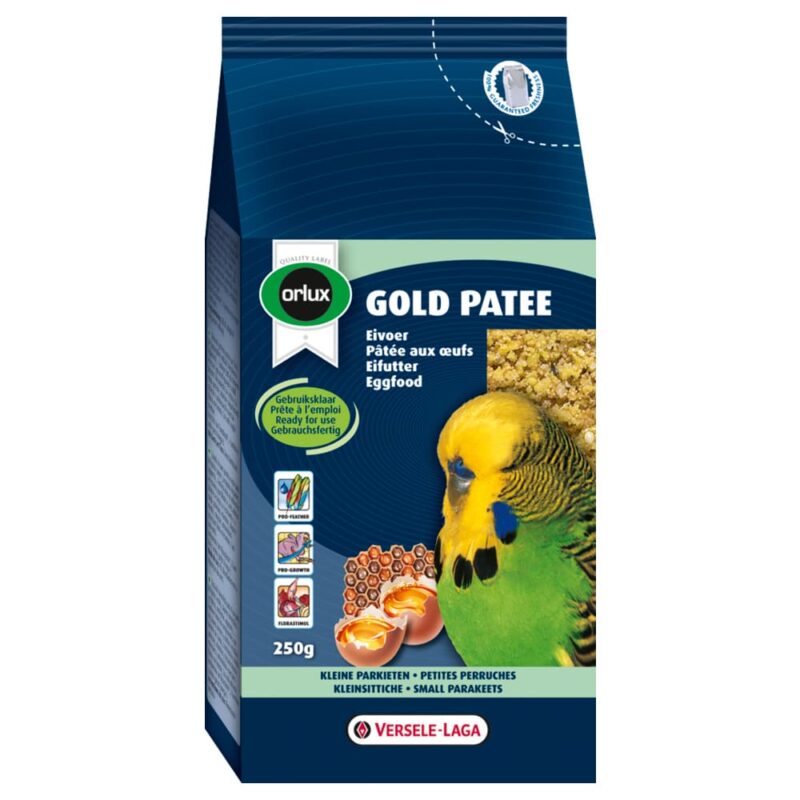 Συσκευασία Orlux Gold Patee Small Parakeets 250g