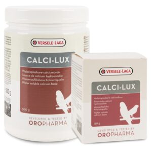 Συσκευασίες Oropharma Calci-Lux 150 και 500 γρ.