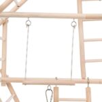 Κοντινή άποψη του Trixie Wooden Ladder Bird Playground