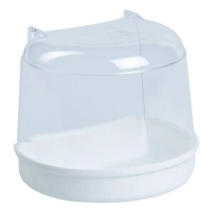 Bath House for Round Cages White