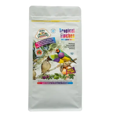 Συσκευασία Evia Parrots Tropical Finches Soft EggFood Insects - Αυγοτροφή για εξωτικά