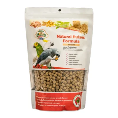 Συσκευασία σακουλάκι Evia Parrots Large Natural Pulses Formula 500kg