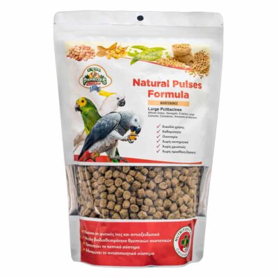 Συσκευασία Evia Parrots Natural Pulses Formula Parrots 800g