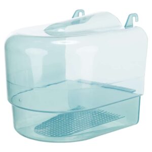 Trixie Bath House semi-circle Back Blue