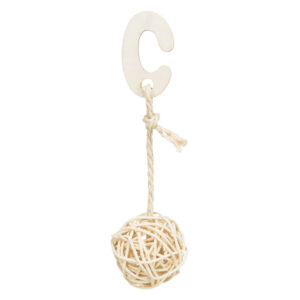 Bird Toy Trixie Rattan Balls Top Close Up