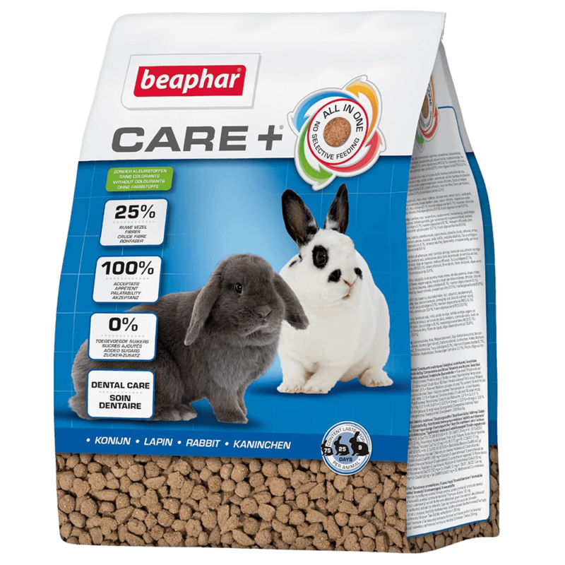 Συσκευασία Τροφής Κουνελιών Beaphar CARE+® Rabbits 1.5kg