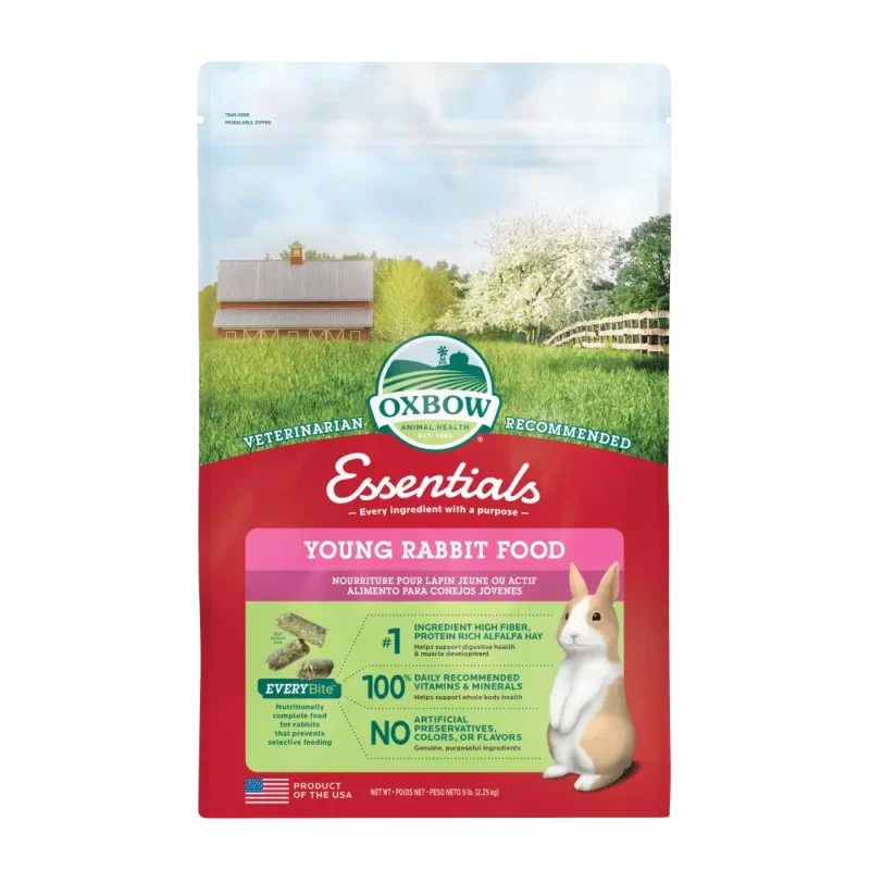 Συσκευασία Oxbow Essentials Young Rabbit 2.28kg