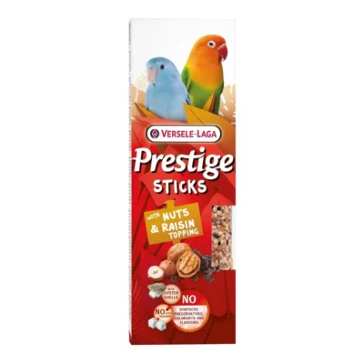 Prestige Sticks για Μικρούς Παπαγάλους με Ξηρούς Καρπούς & Σταφίδες