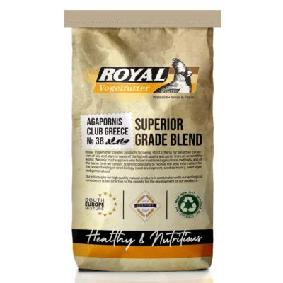 Συσκευασία Royal Vogelfutter Agapornis No38 20kg