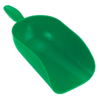 Πλαστική σέσουλα 2kg πράσινη για σπόρους, pellets, αυγοτροφή και grit