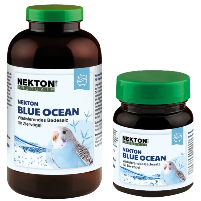 Nekton Blue Ocean άλατα μπάνιου για πτηνά – φροντίδα δέρματος και πτερώματος με ευκάλυπτο.