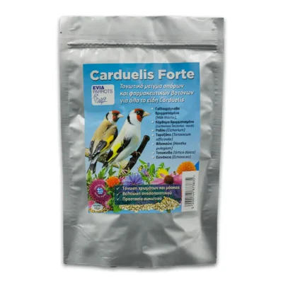 Συσκευασία φακελάκι Evia Parrots Carduelis Forte 500g