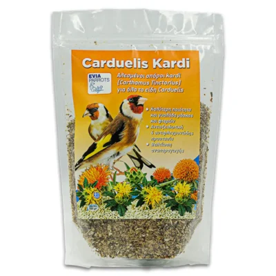 Συσκευασία φακελάκι Evia Parrots Carduelis Kardi 500g